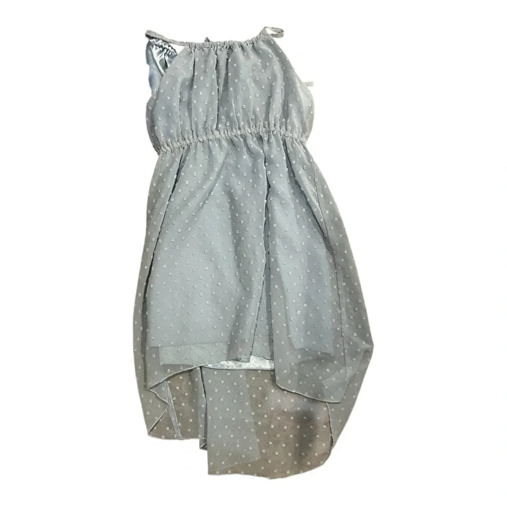 Girls light Blue Kids Dress- size 6 - Picture 2 of 3